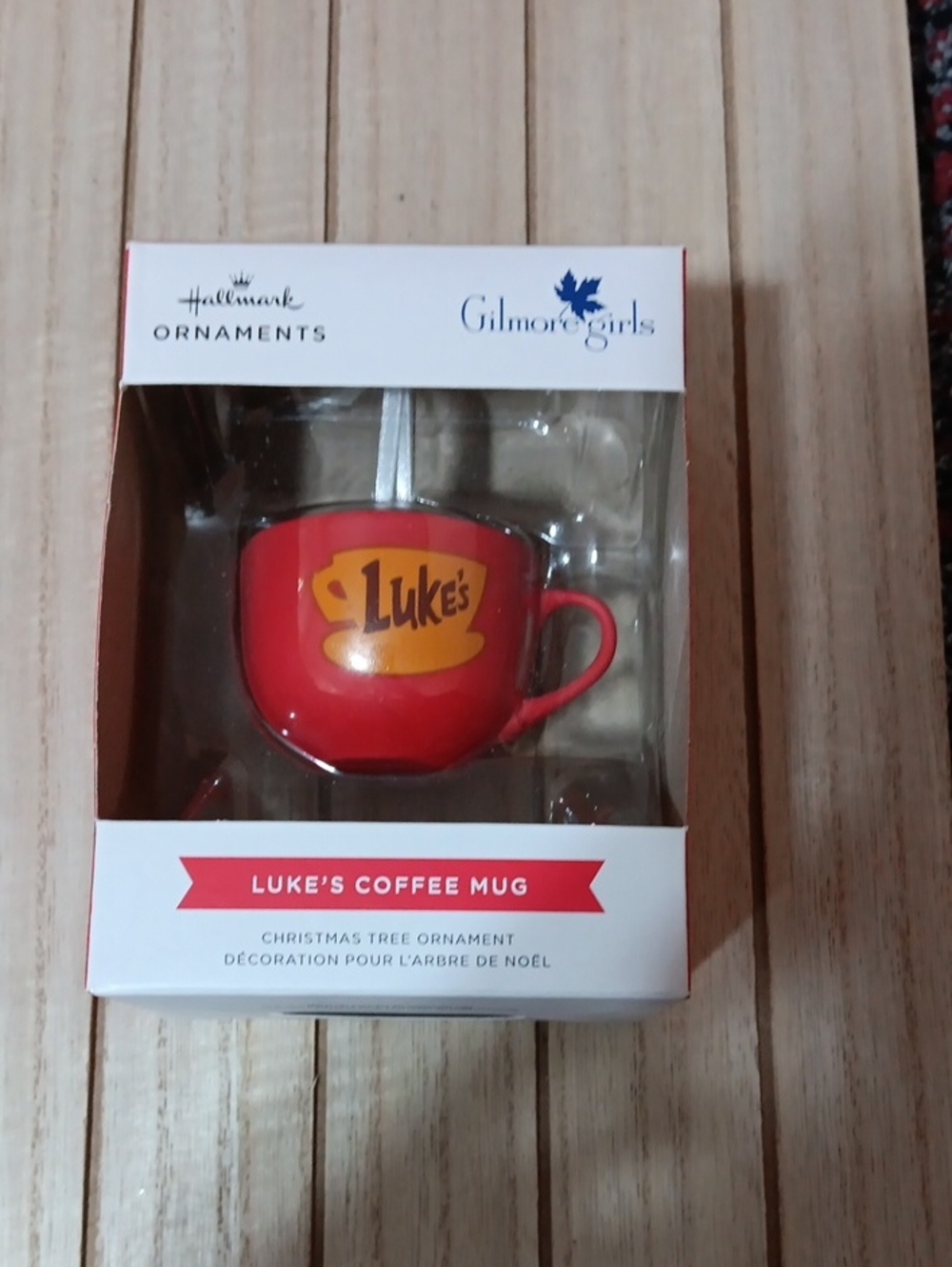 Hallmark Red Luke's Coffee Mug Holiday Ornament